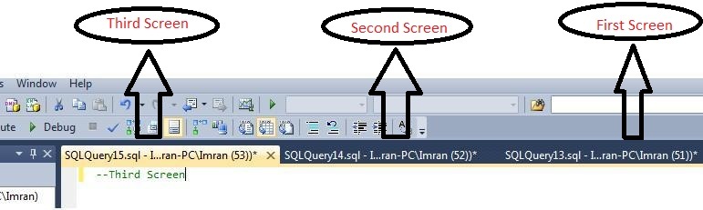 Sql Server Window Tabs SQL SERVER 2012 – Insert New tab to the right side of existing tabs ...