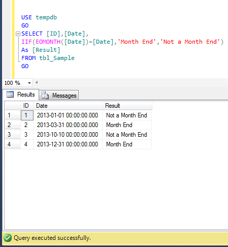 isdate is a mont end date.1.2