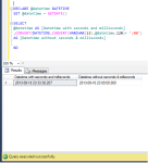 SQL SERVER – Multiple ways to remove Milliseconds from Datetime ...