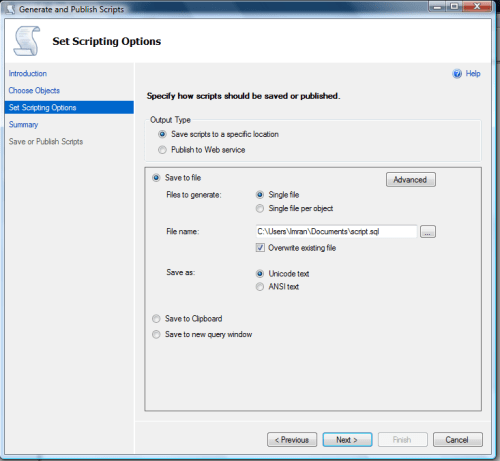 Restore SQL Server 2012 backup on earlier versions.1.4