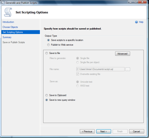Restore SQL Server 2012 backup on earlier versions.1.7