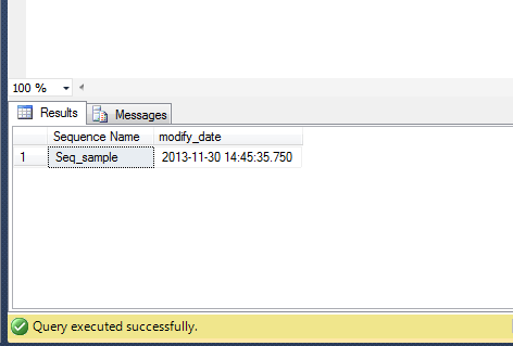 Sequence modified dates
