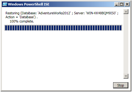 How to RESTORE backup from URL (Windows Azure Storage) - PowerShell1.3
