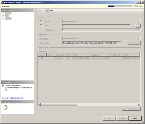 How to take backup to URL (Windows Azure Storage) - SSMS.1.4