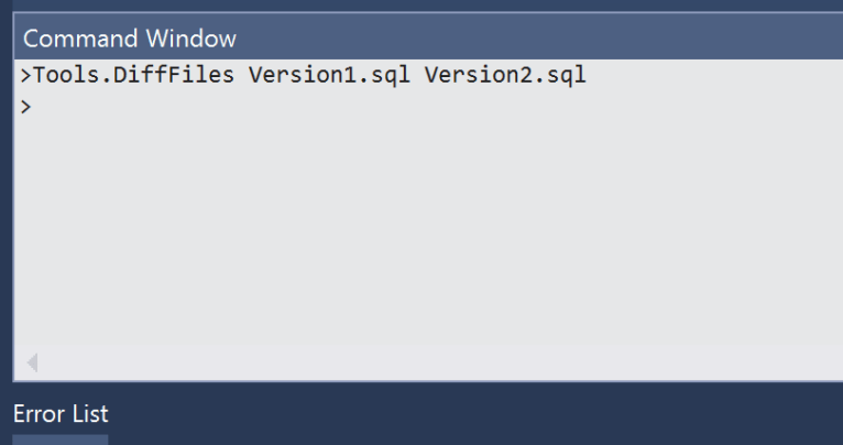 SQL Server – How to compare files in SQL Server Management Studio (SSMS ...
