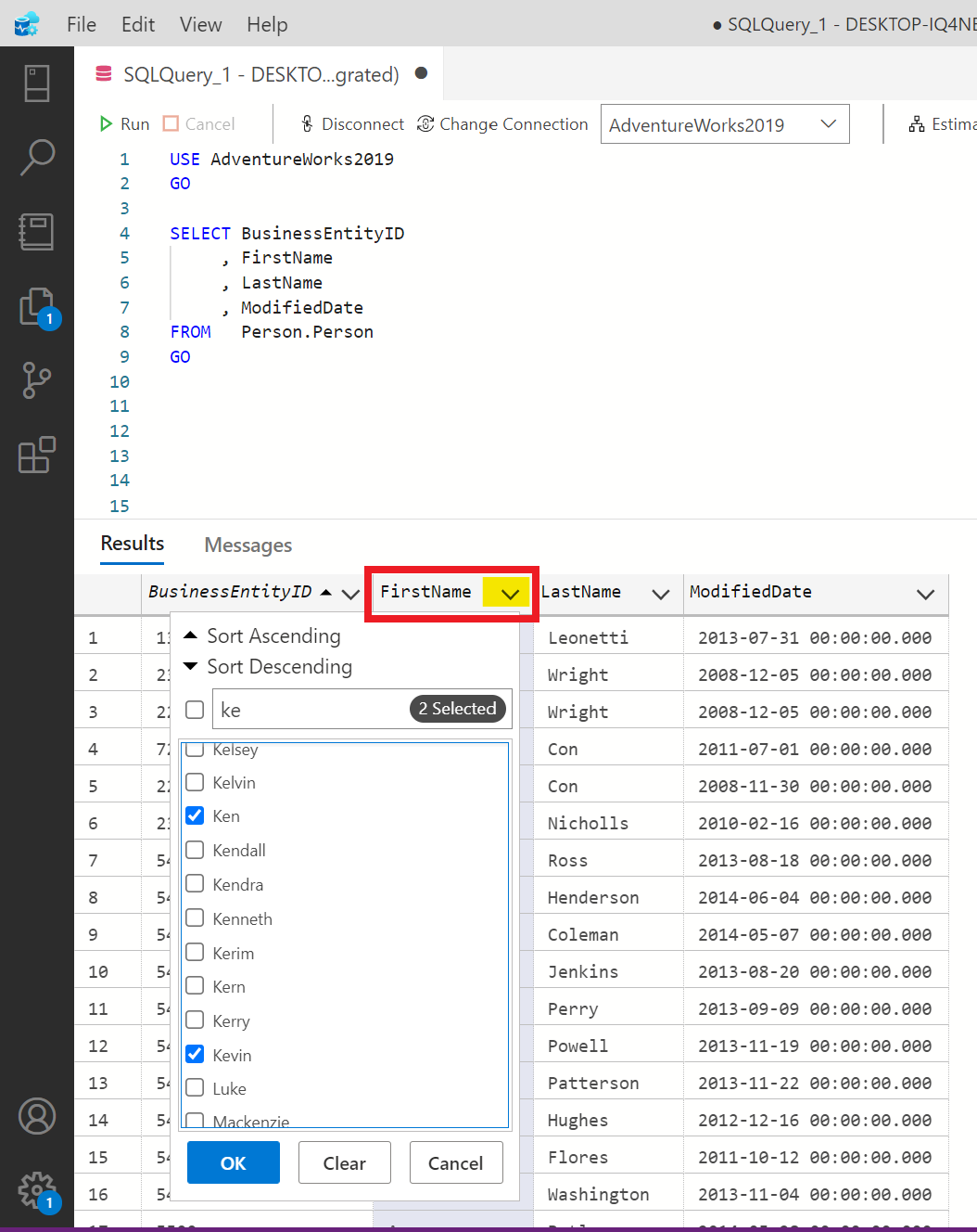ex2.2 | SQL Server Portal
