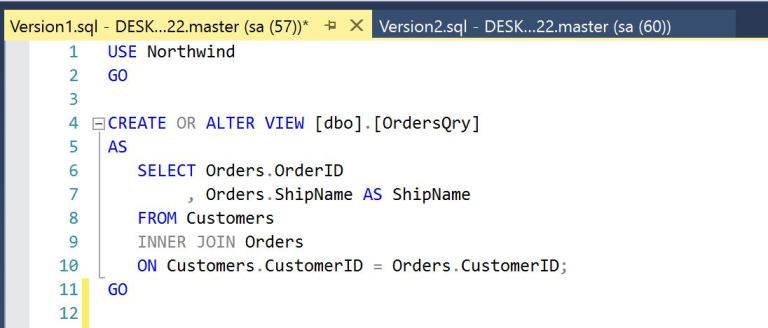 SQL Server – How to compare files in SQL Server Management Studio (SSMS ...